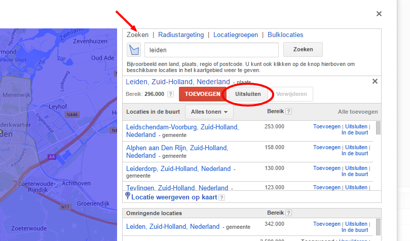 Uitsluiten Campagnebeheer – Google AdWords