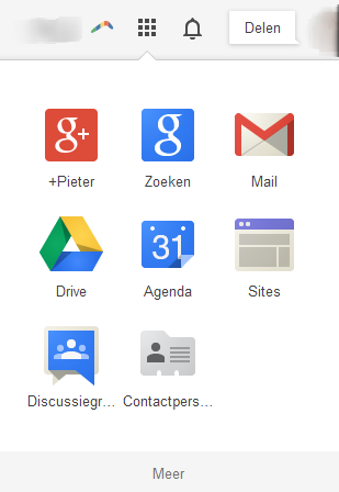 nieuwe google interface