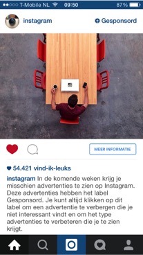 instagram gesponsorde foto's voorbeeld