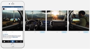 instagram voorbeeld carrousel ads