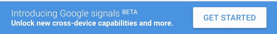 Google Signals beta