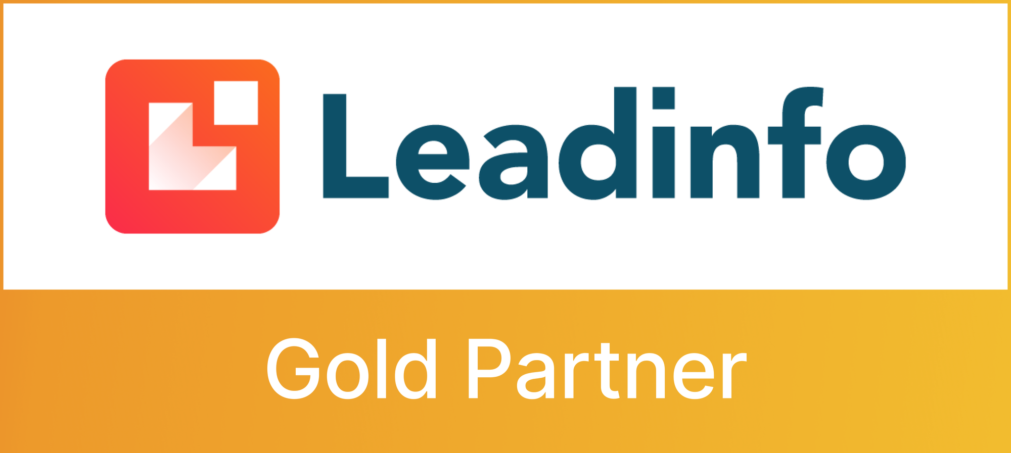 Leadinfo Gold Partner