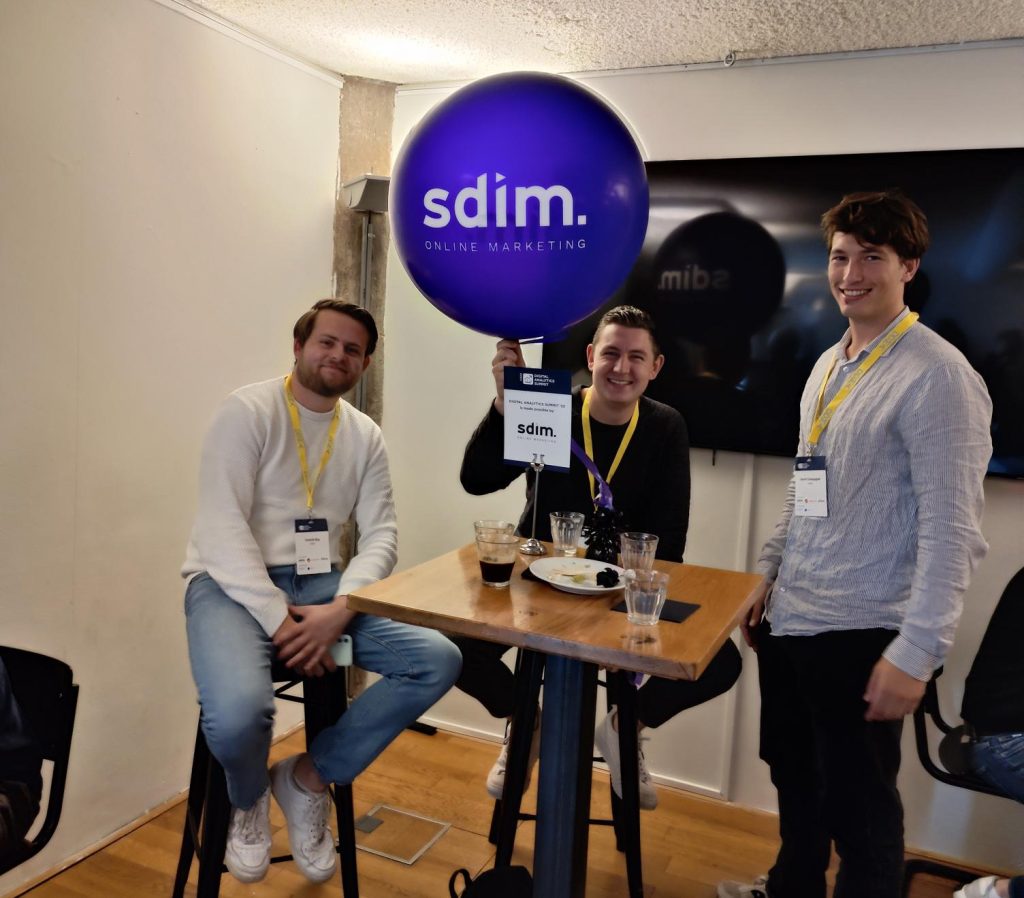 SDIM collega's bij de Digital Analytics Summit