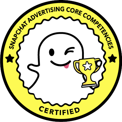 Snapchat advertising core competenties certified agency