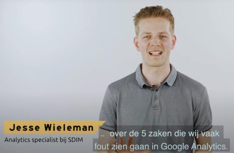 Video over 5 zaken die fout gaan in Google Analytics door Jesse Wieleman