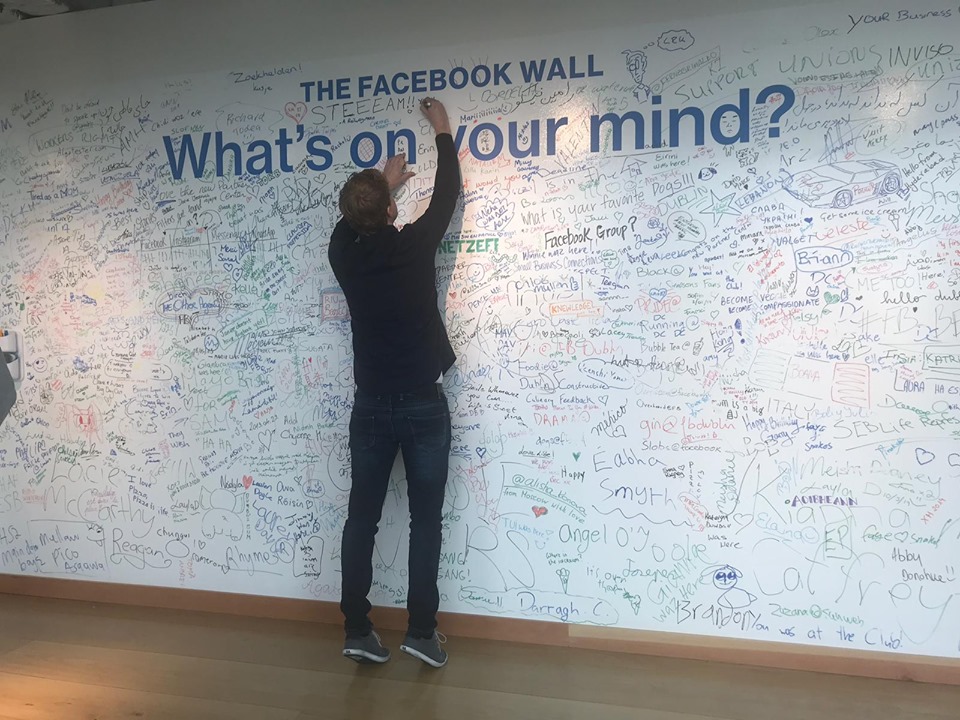 SDIM op het kantoor van Facebook in Dublin