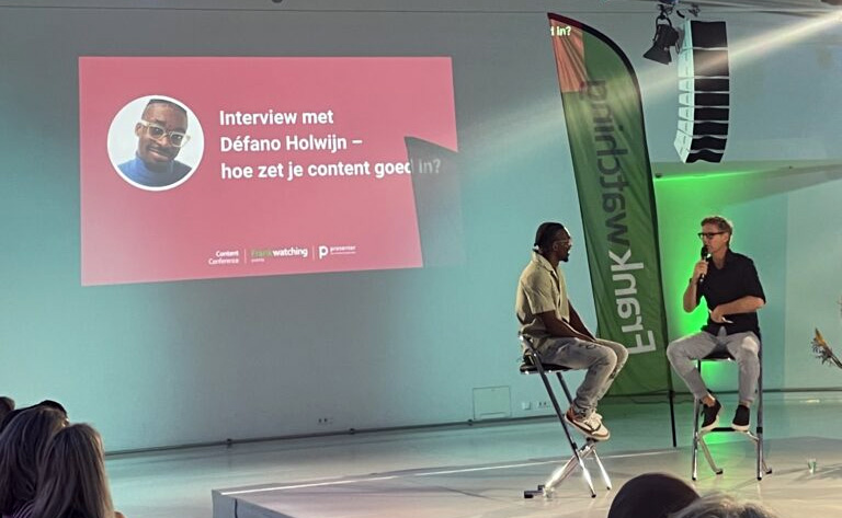 Defano Holwijn op de Content Conference