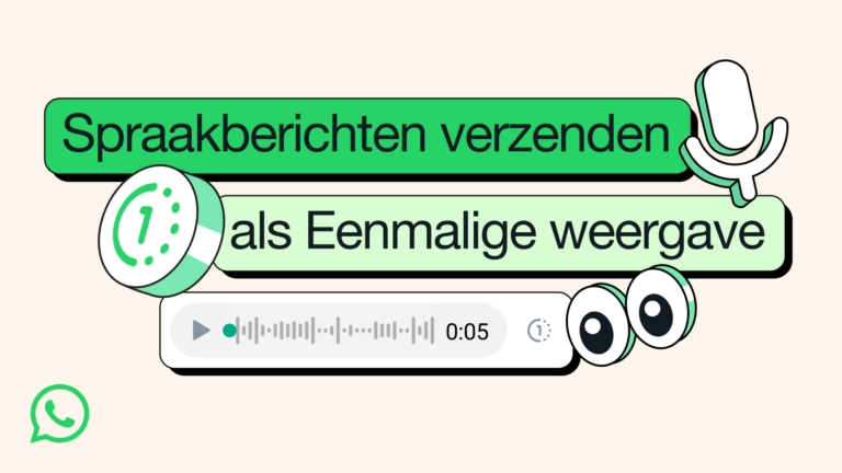 Whatsapp eenmalige weergave functie