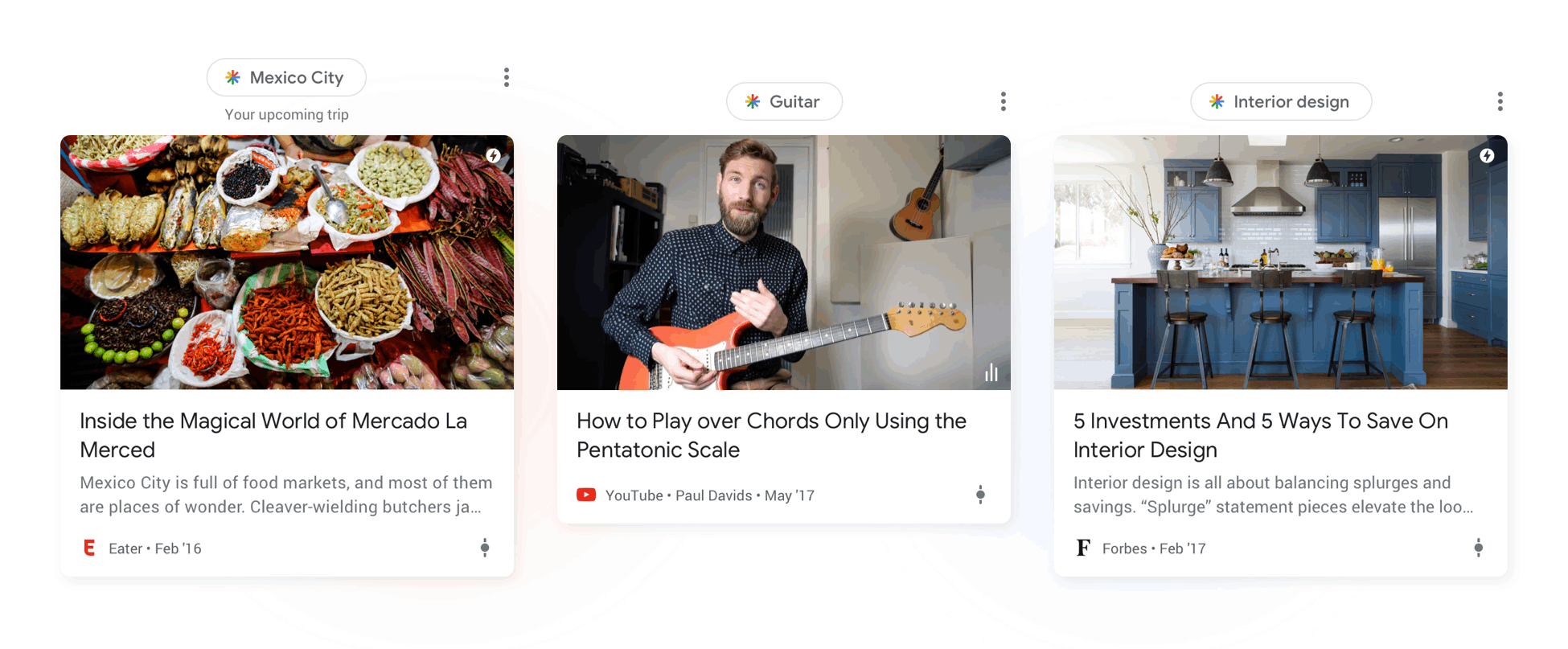 Video in Google Discover