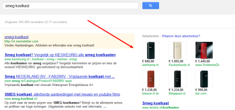 Voor Product Listing Ad afbeeldingen in Google