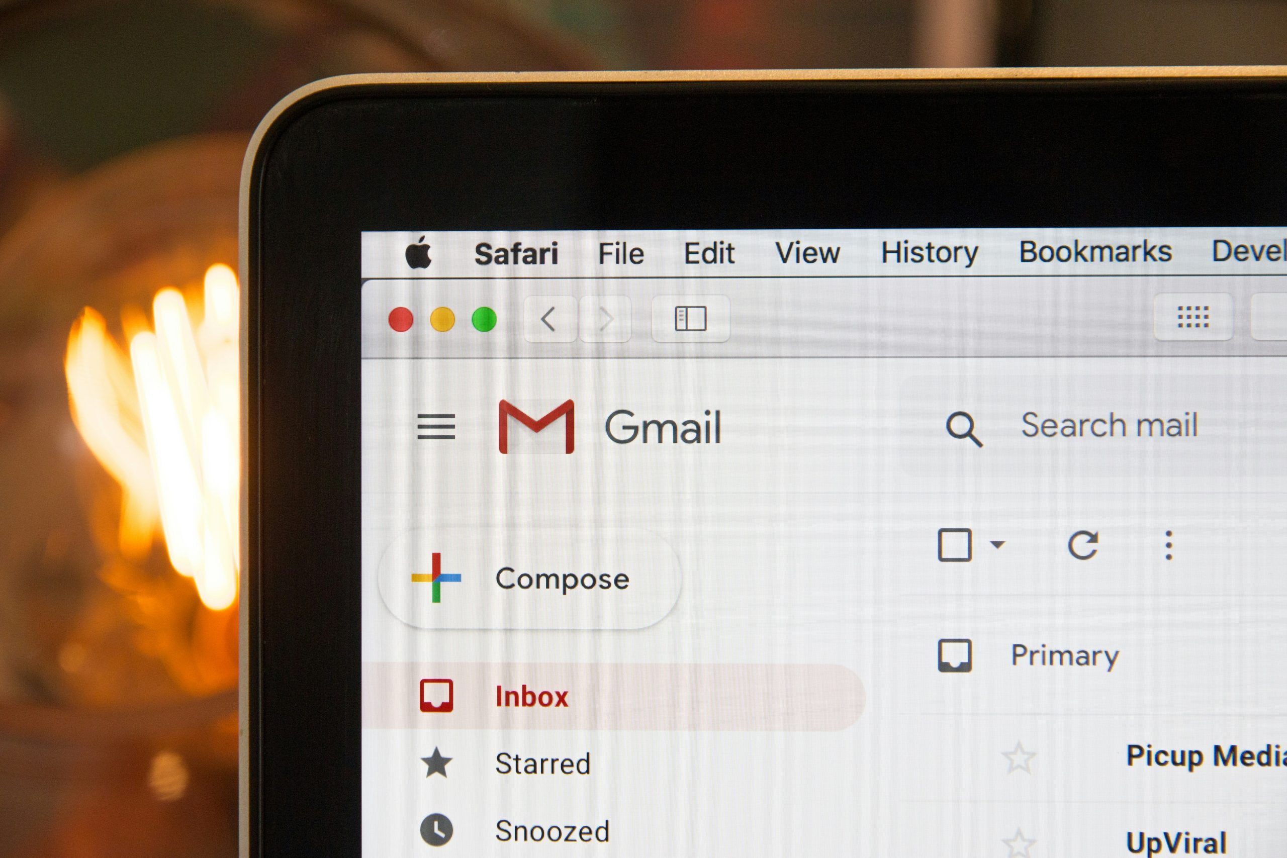 E-mails Gmail inbox