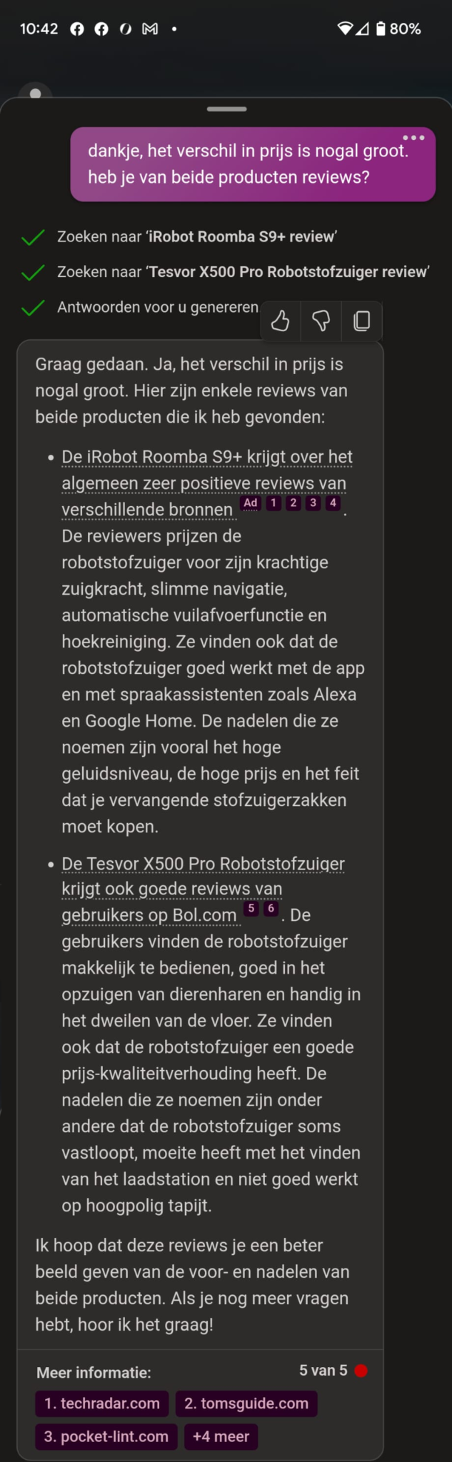 Bing online winkelen