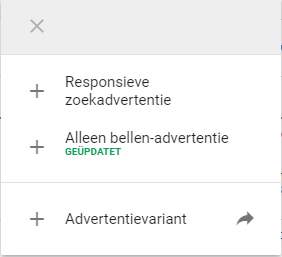 advertenties toevoegen in google ads