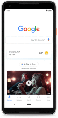 voorbeeld google discover