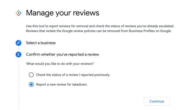 manage your reviews