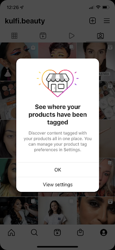 Product merken taggen op instagram