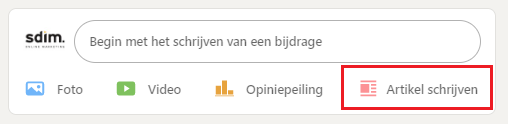 voorbeeld artikel schrijven op linkedin