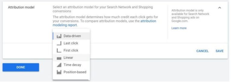 data driven attributiemodel google