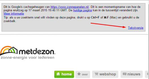 metdezon cache